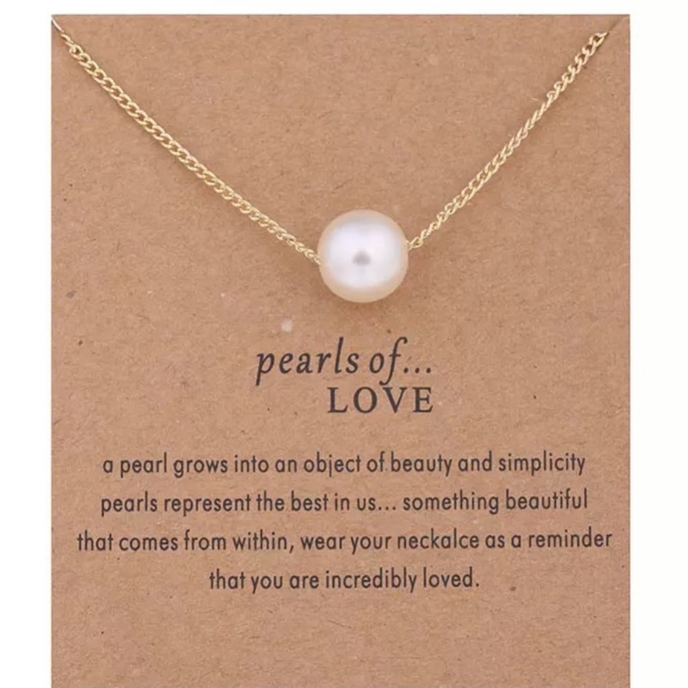 Pearl of love necklace